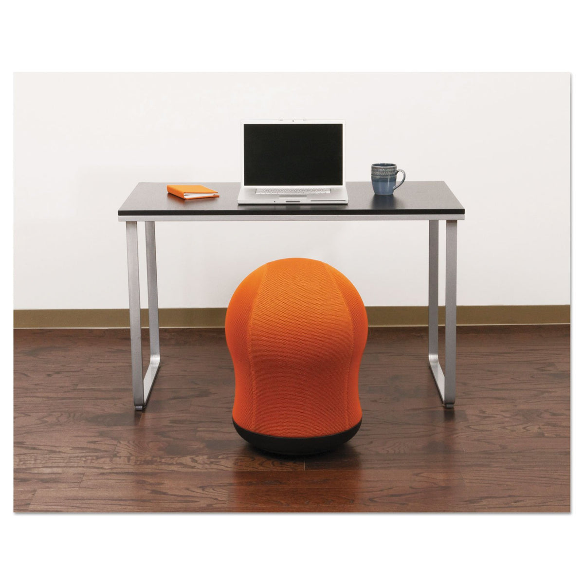 Orange Vinyl Exercise Ball Chair B54429