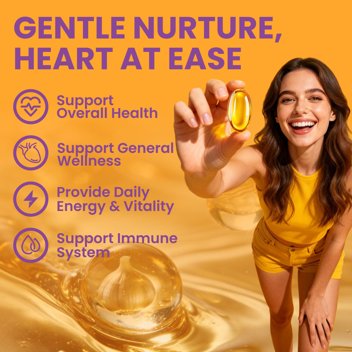 Aged Garlic Extract Capsules 7500mg 180 Softgels S274