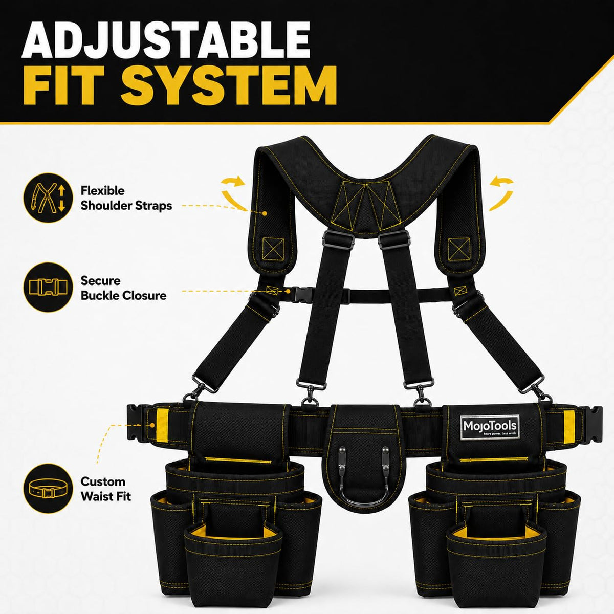 Heavy Duty Tool Belt with Suspenders U822