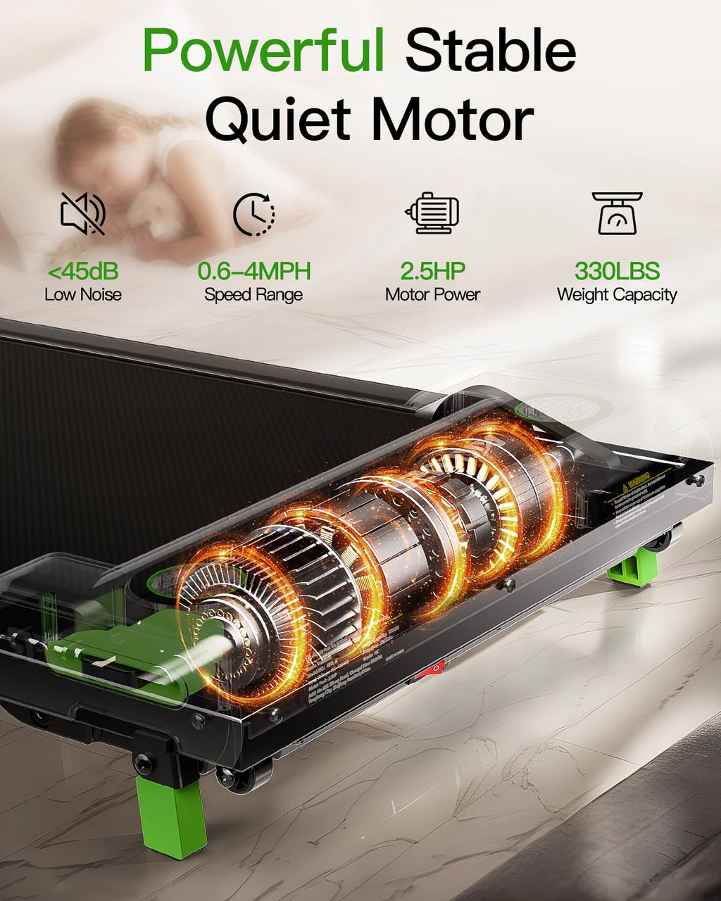 Incline Walking Pad with Remote Control Y66930