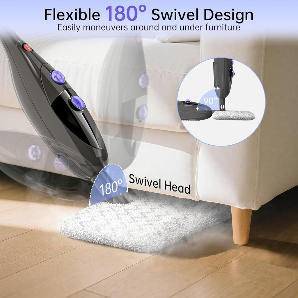 12-in-1 Steam Mop Detachable Handheld Steam Cleaner U9753