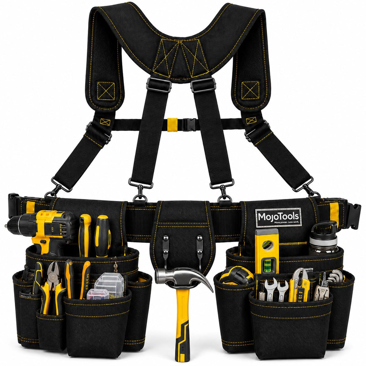 Heavy Duty Tool Belt with Suspenders U822