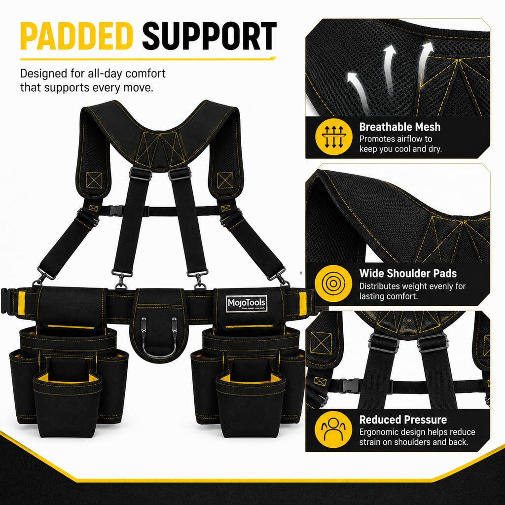 Heavy Duty Tool Belt with Suspenders U822
