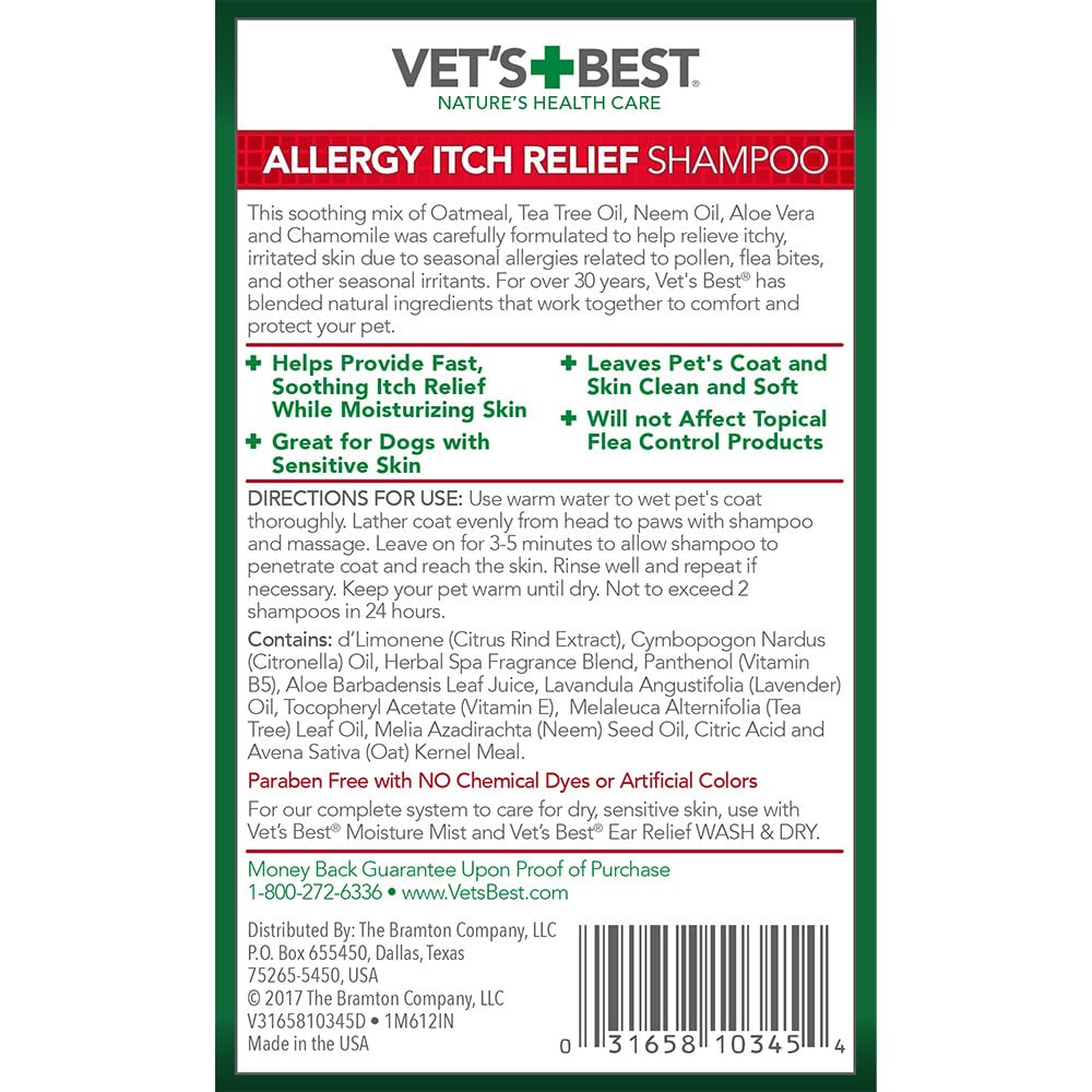 Oatmeal Dog Shampoo 16 oz G318