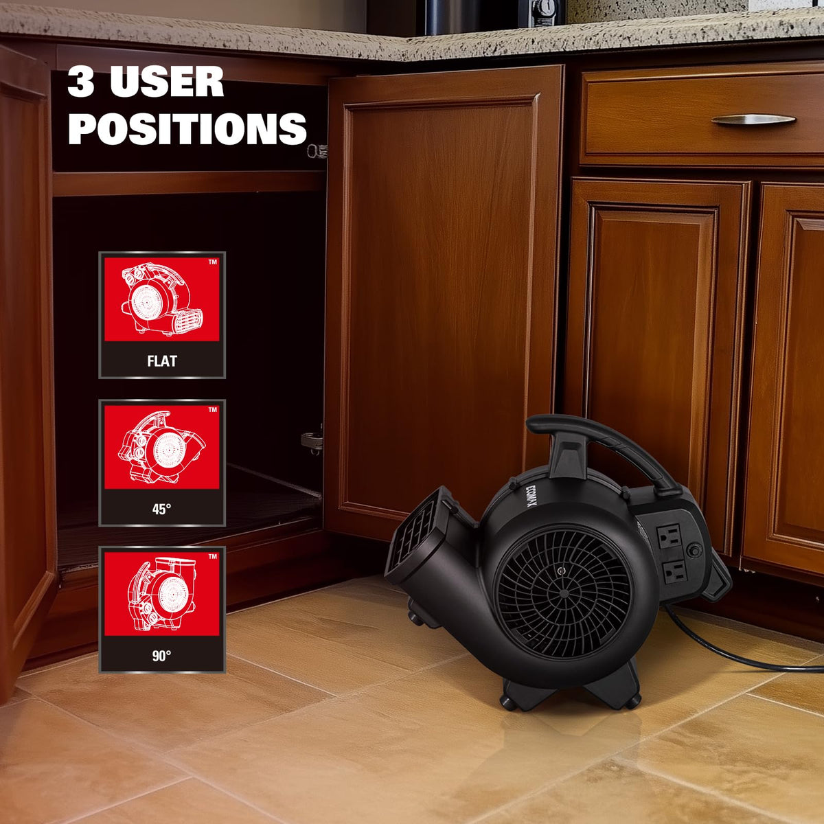 Air Mover Blower Fan 950 CFM with Timer V820286