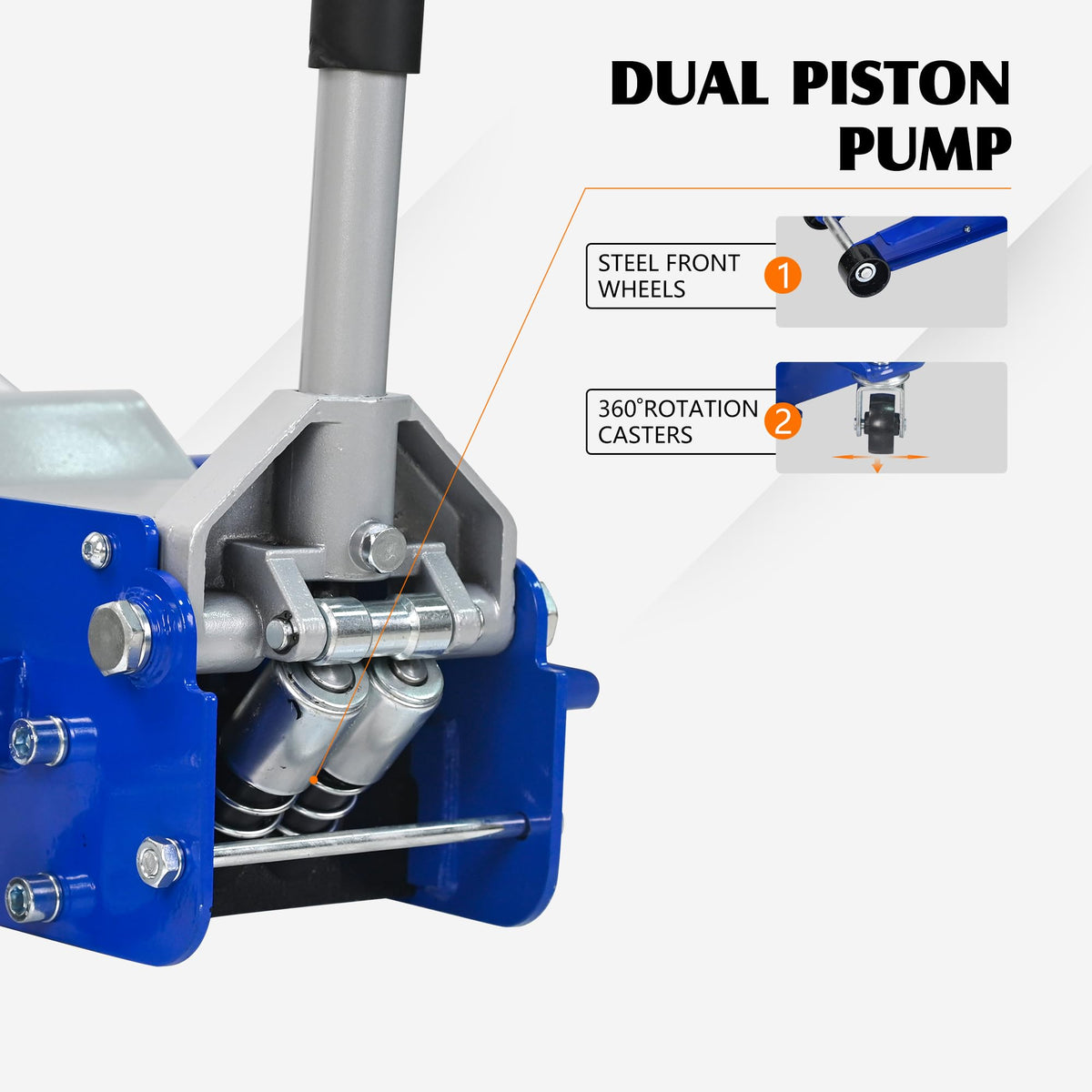 5 Ton Ultra Low Profile Hydraulic Floor Jack X94850