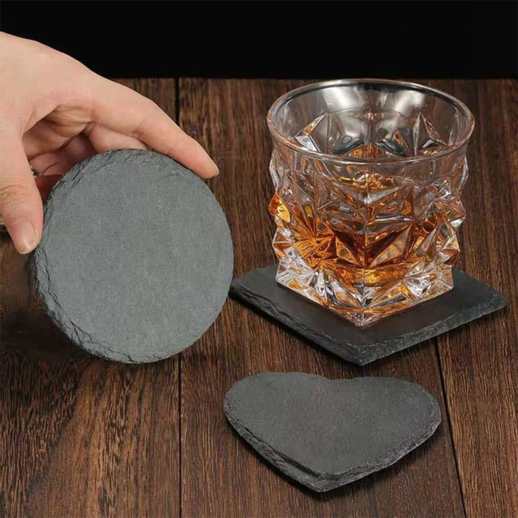 Natural Stone Coasters Set 12pcs T385
