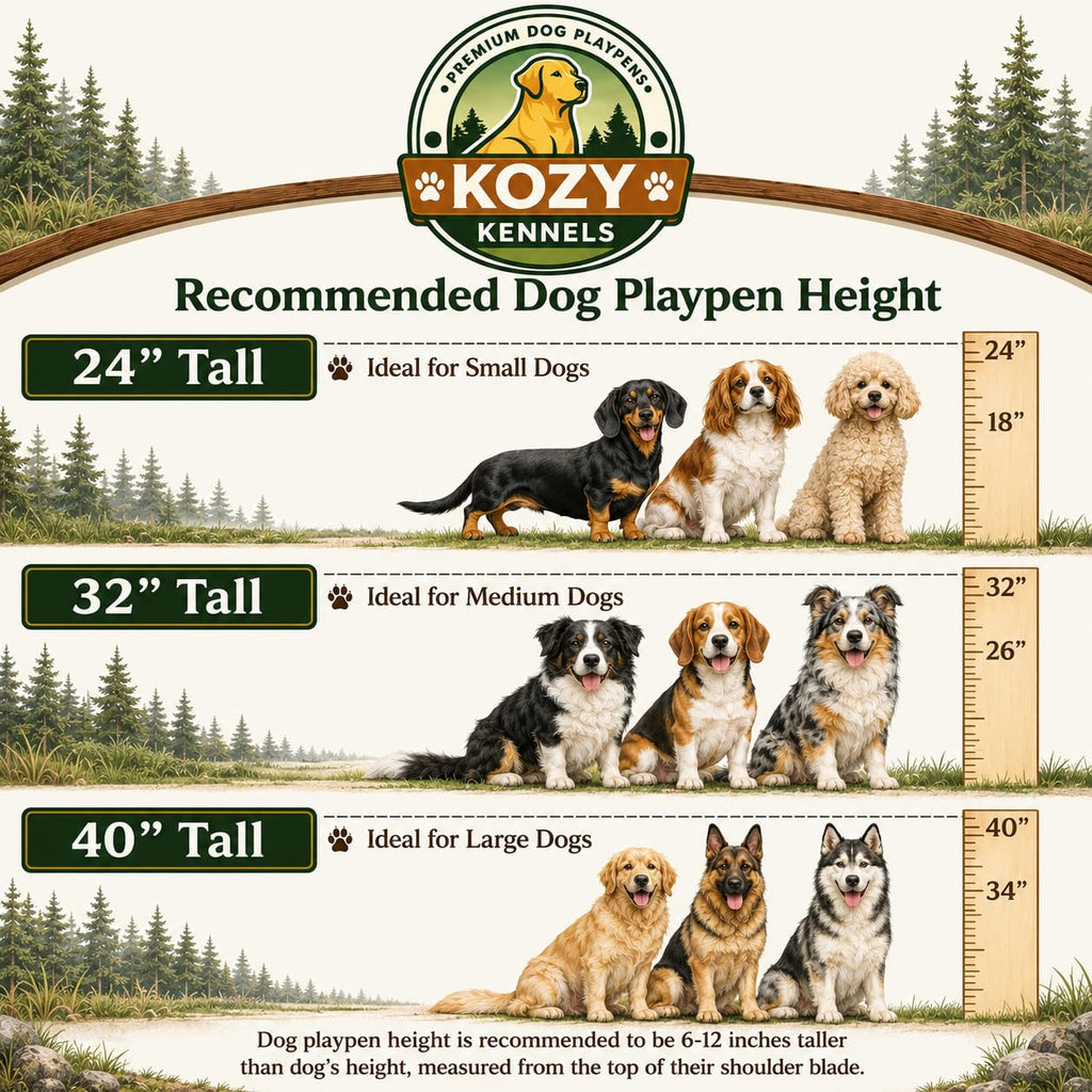 24 inch 16 Panels Heavy Duty Metal Portable Pet Playpen with Gate X88837