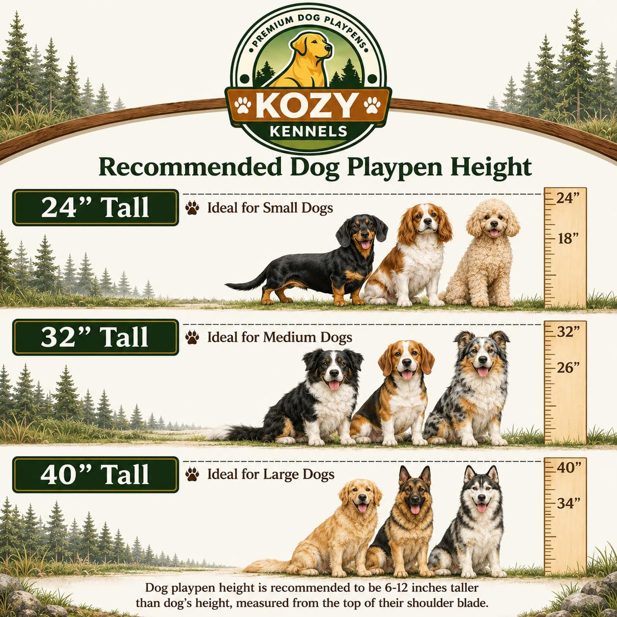 24 inch 16 Panels Heavy Duty Metal Portable Pet Playpen with Gate X88837