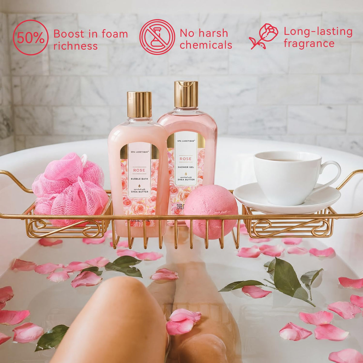 8 Pcs Rose Spa Gift Set X425