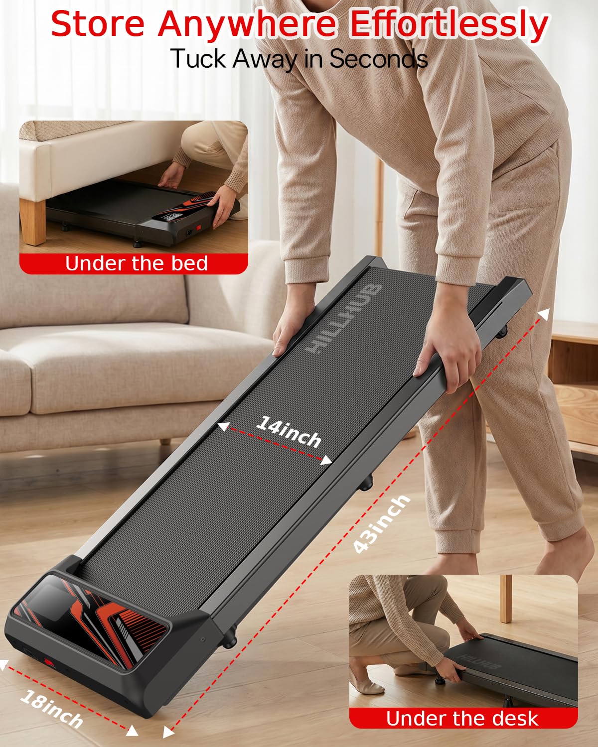 2.5HP Treadmill with Handle Bar Q81639
