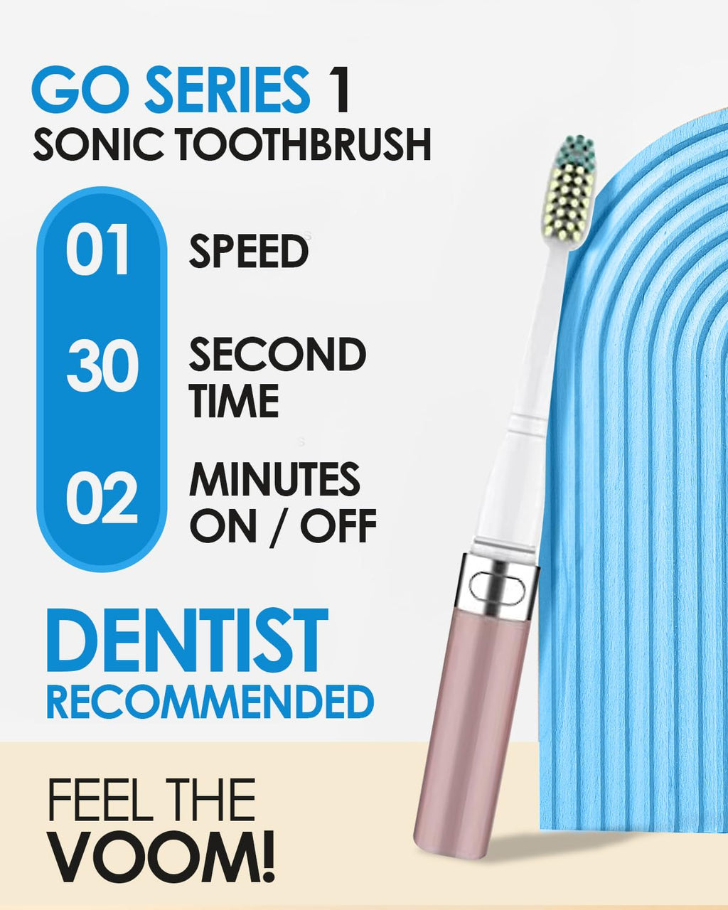 2-Pack Travel Electric Toothbrush Z31845