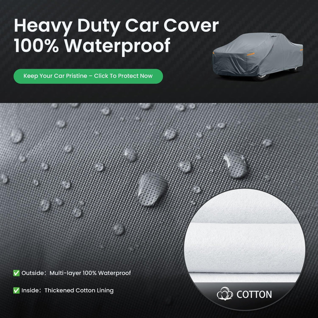 Waterproof Truck Cover with Zipper Y899809