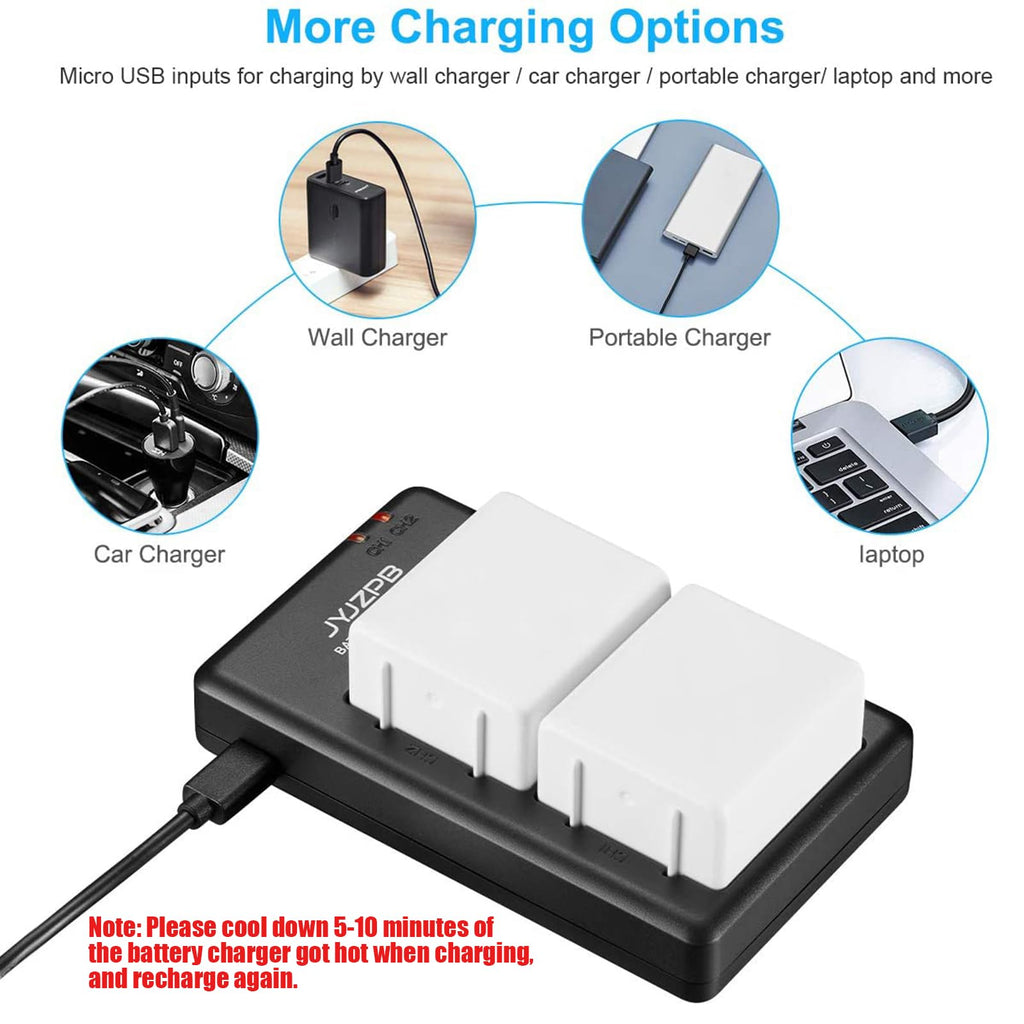 2 Pack 4800mAh Batteries with Dual Battery Charger W5934
