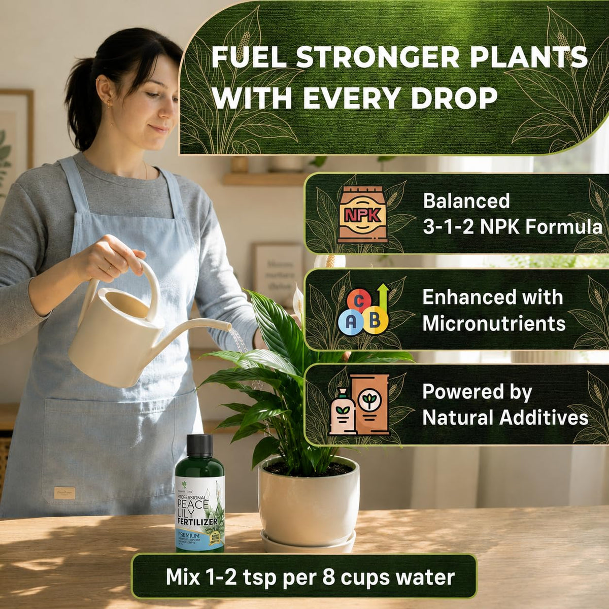 Liquid 3-1-2 Concentrate Fertilizer 8 oz F365