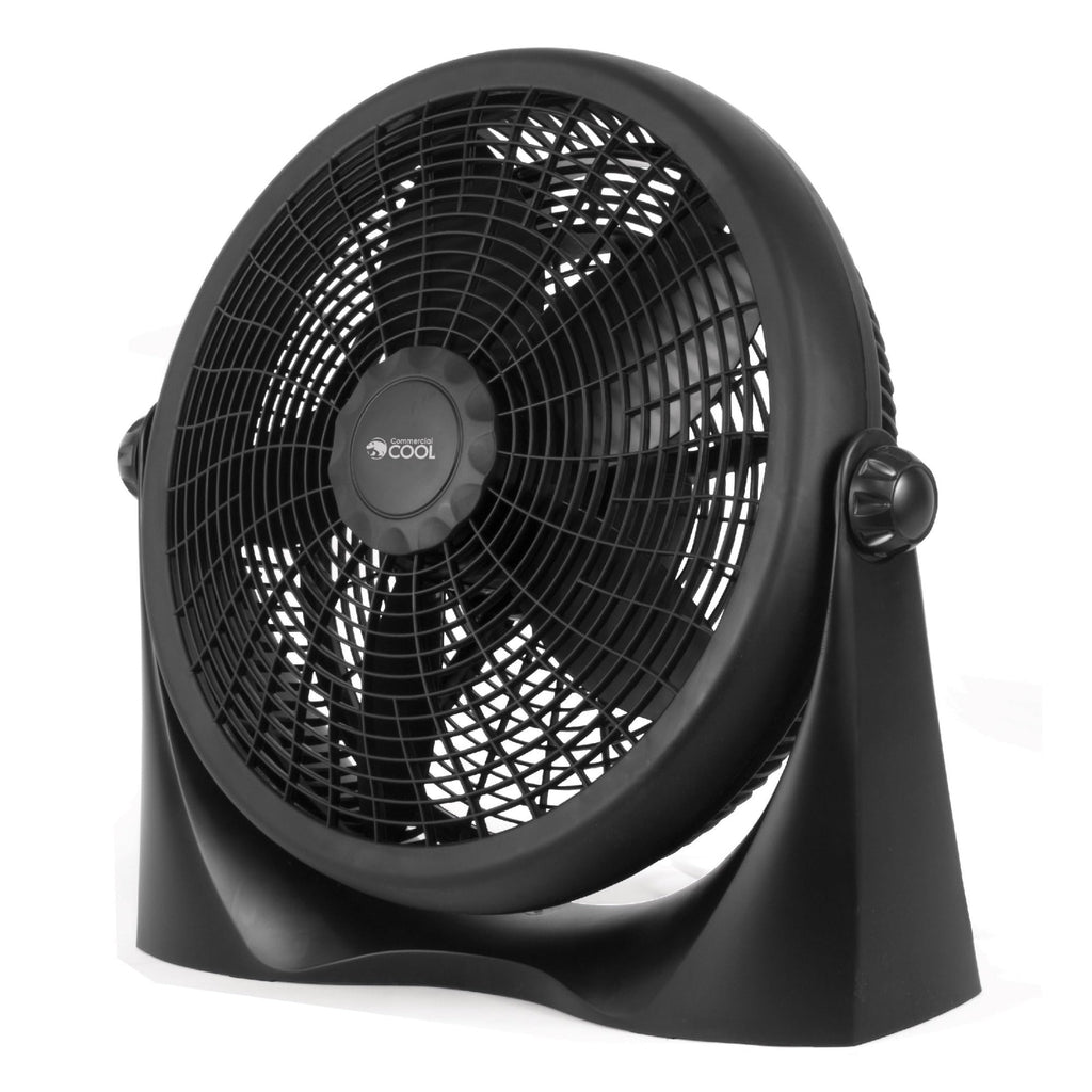 16 Inch High Velocity Floor Fan, Black D989