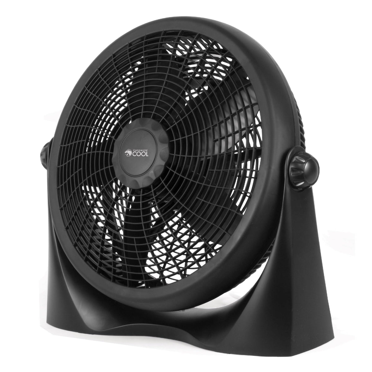 16 Inch High Velocity Floor Fan, Black D989