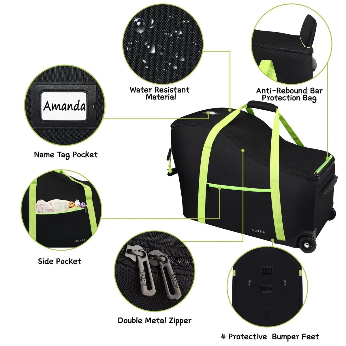 Infant Car Seat Travel Bag H546125