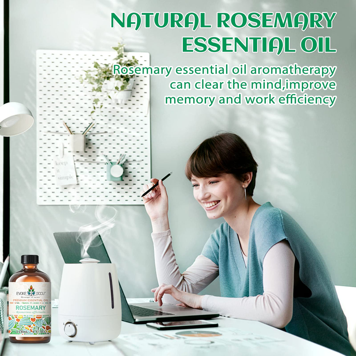 Rosemary Tea Tree Lavender Peppermint Cinnamon Essential Oil 4 FL Oz L175
