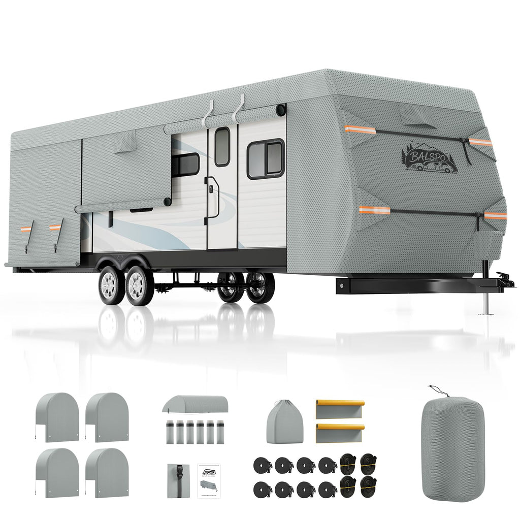 Heavy Duty Waterproof RV Cover 14-16ft V8454