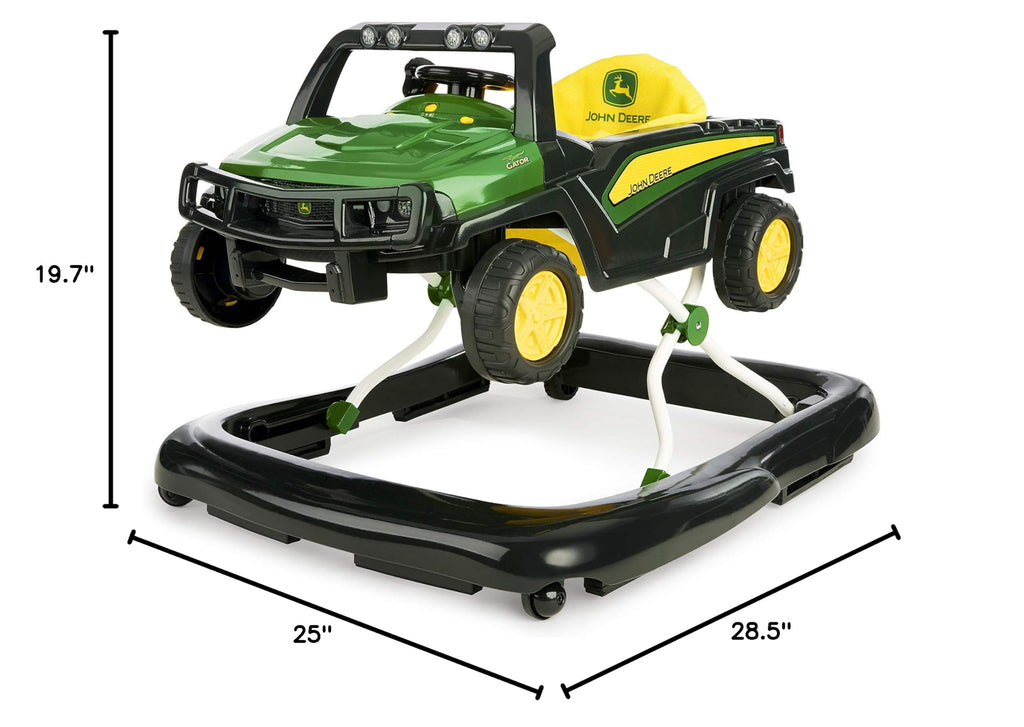 Green Baby Activity Center & Push Walker with Steering Wheel Toy J306237