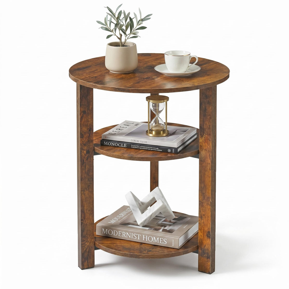 3-Tier Round Side Table Q116