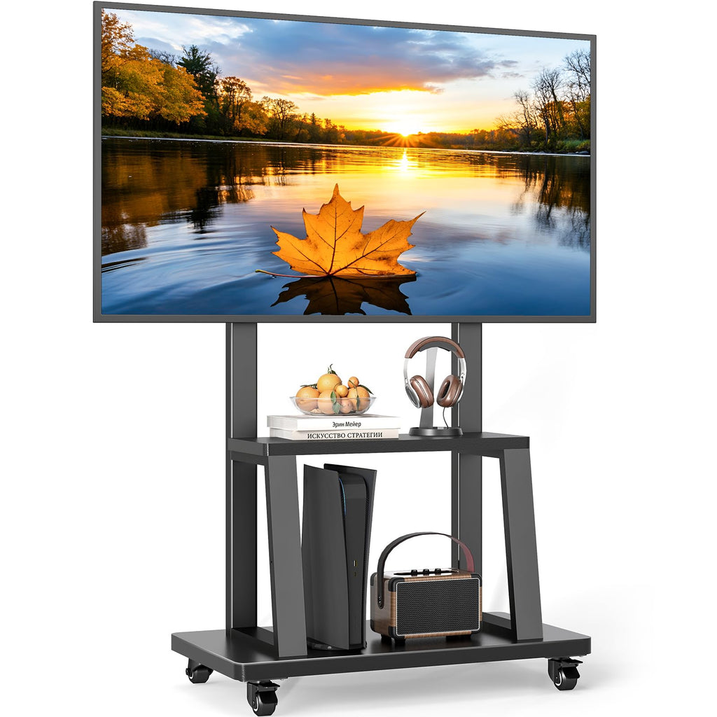 Mobile TV Cart Rolling TV Stand for 37-75 inch TVs P5314