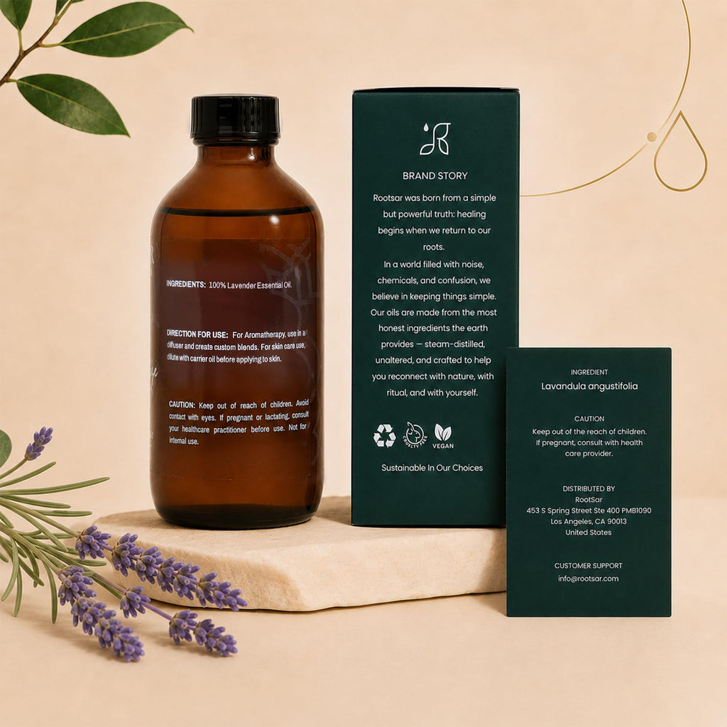 Pure Lavender Essential Oil 4 fl oz I702744
