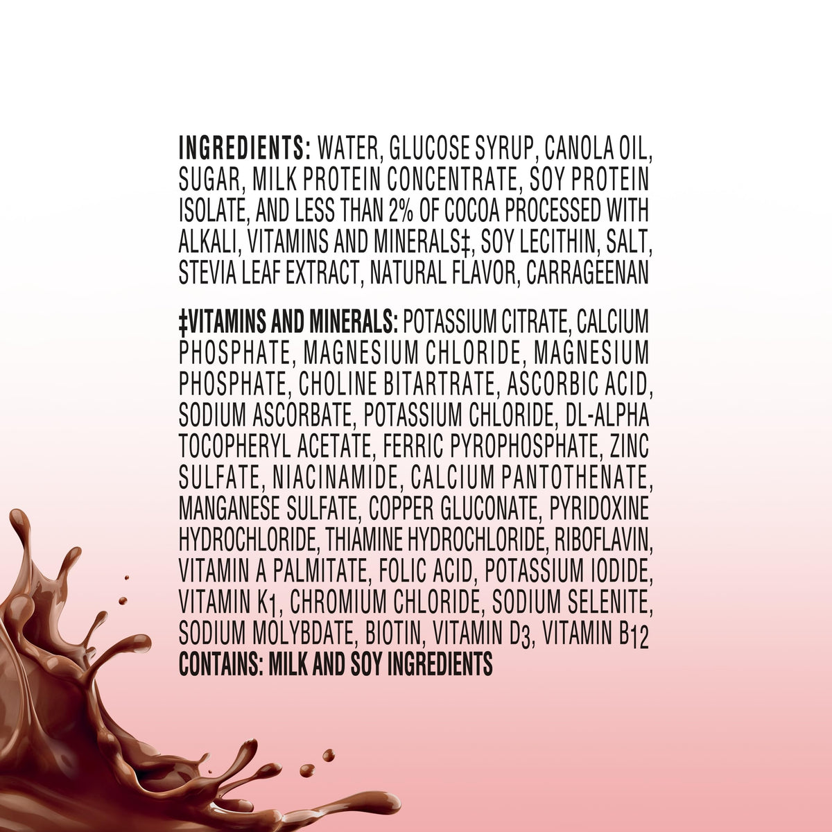 Rich Chocolate Nutritional Drink 24 Pack X971