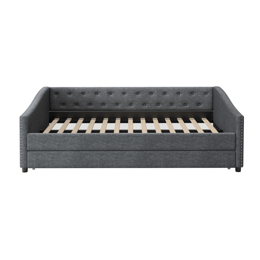 Full Size Upholstered Daybed with Trundle A6819