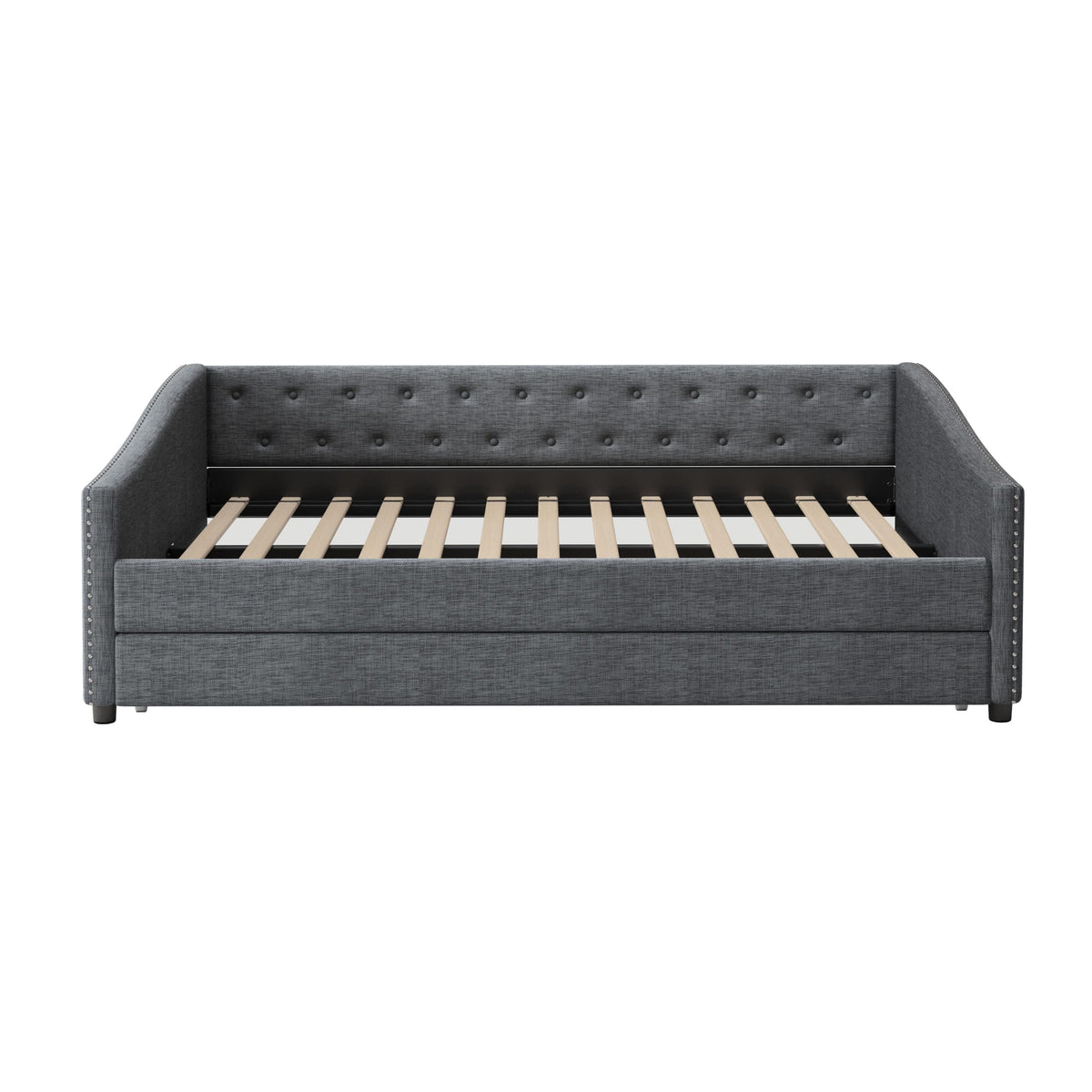 Full Size Upholstered Daybed with Trundle A6819