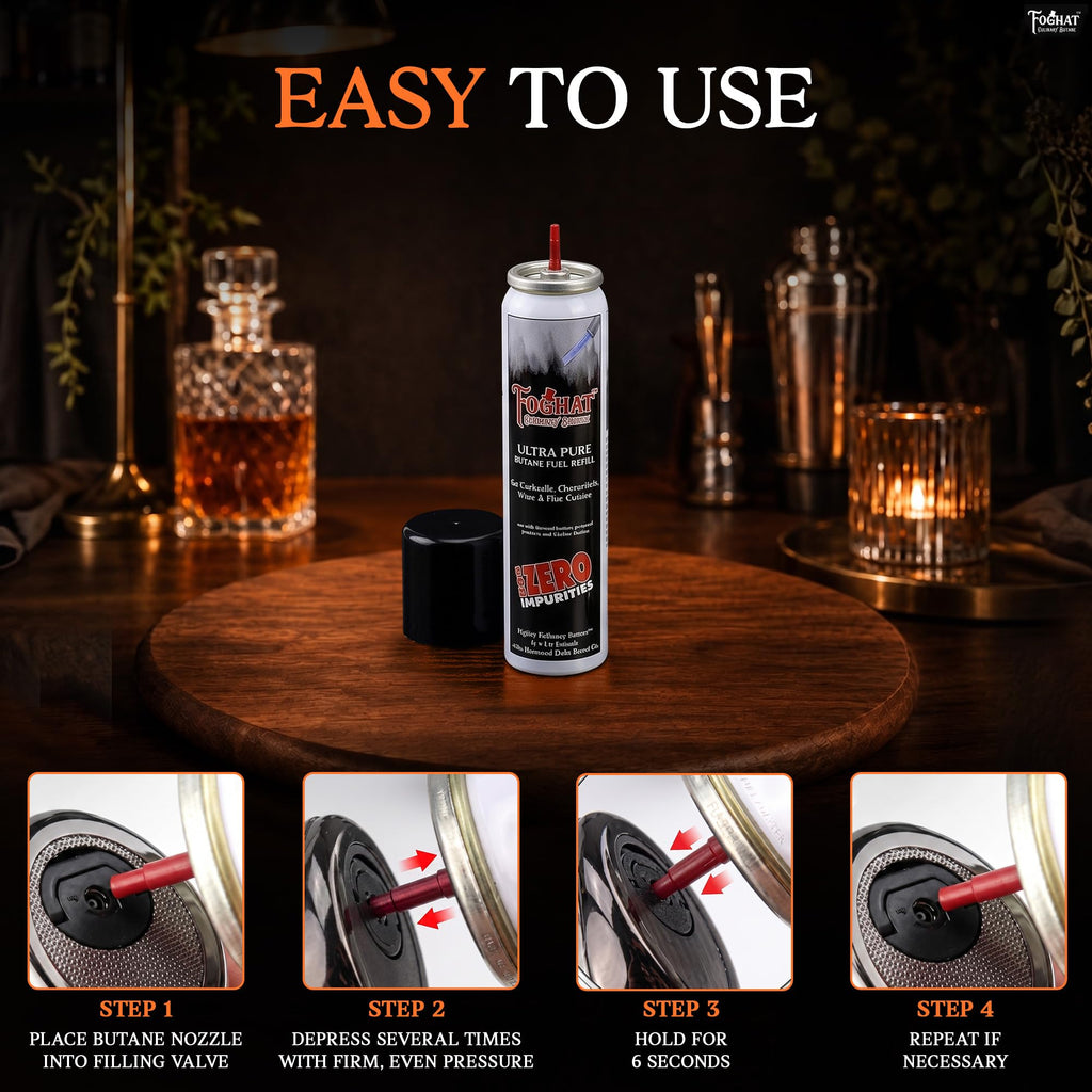 Butane Fuel Refill 60ml Food Grade Gas Canister X872622