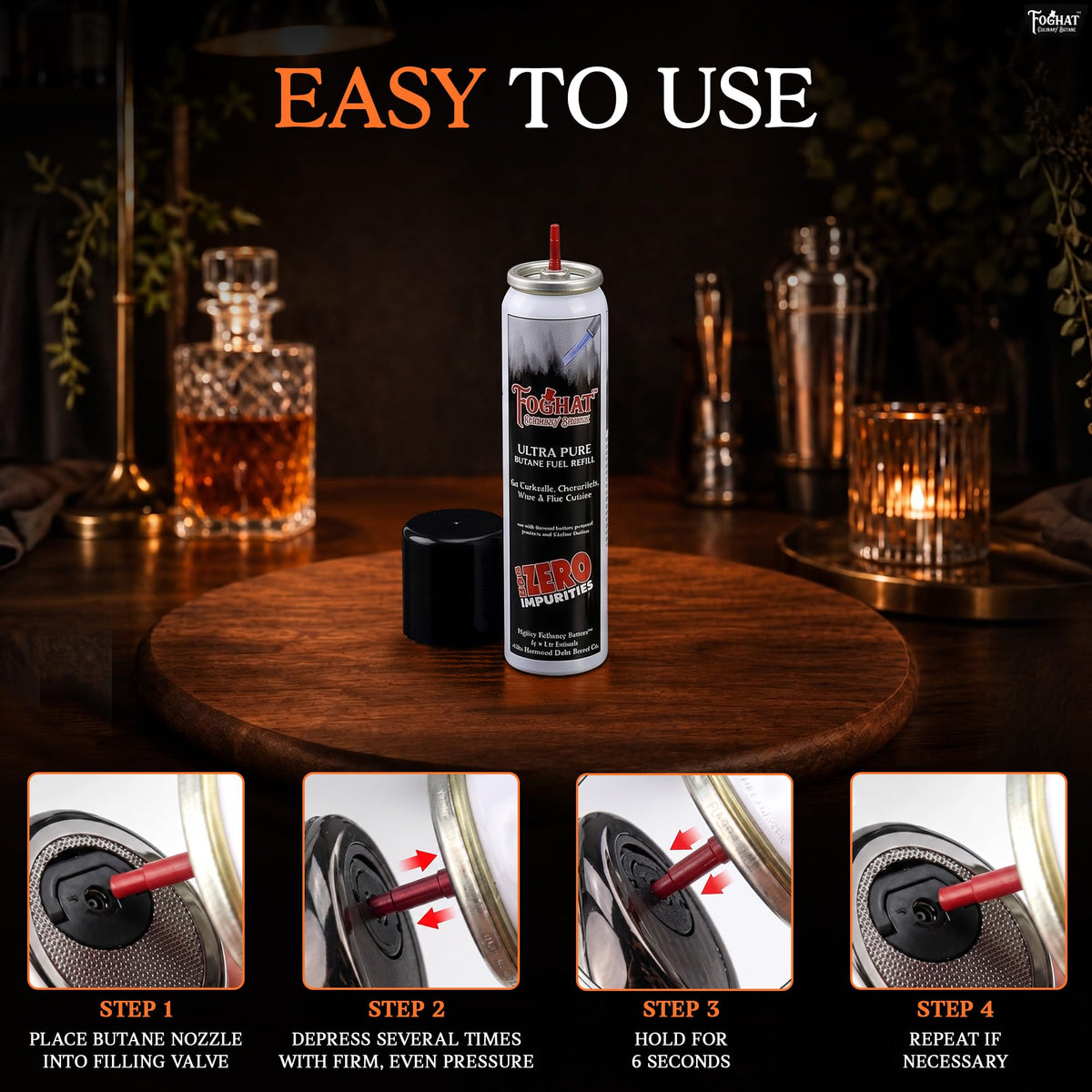 Butane Fuel Refill 60ml Food Grade Gas Canister X872622