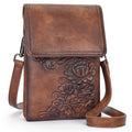 Small Embossed Flower Crossbody Bag Q226758