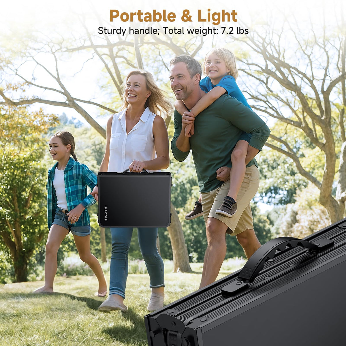Folding Camping Table 3 Adjustable Height F301325