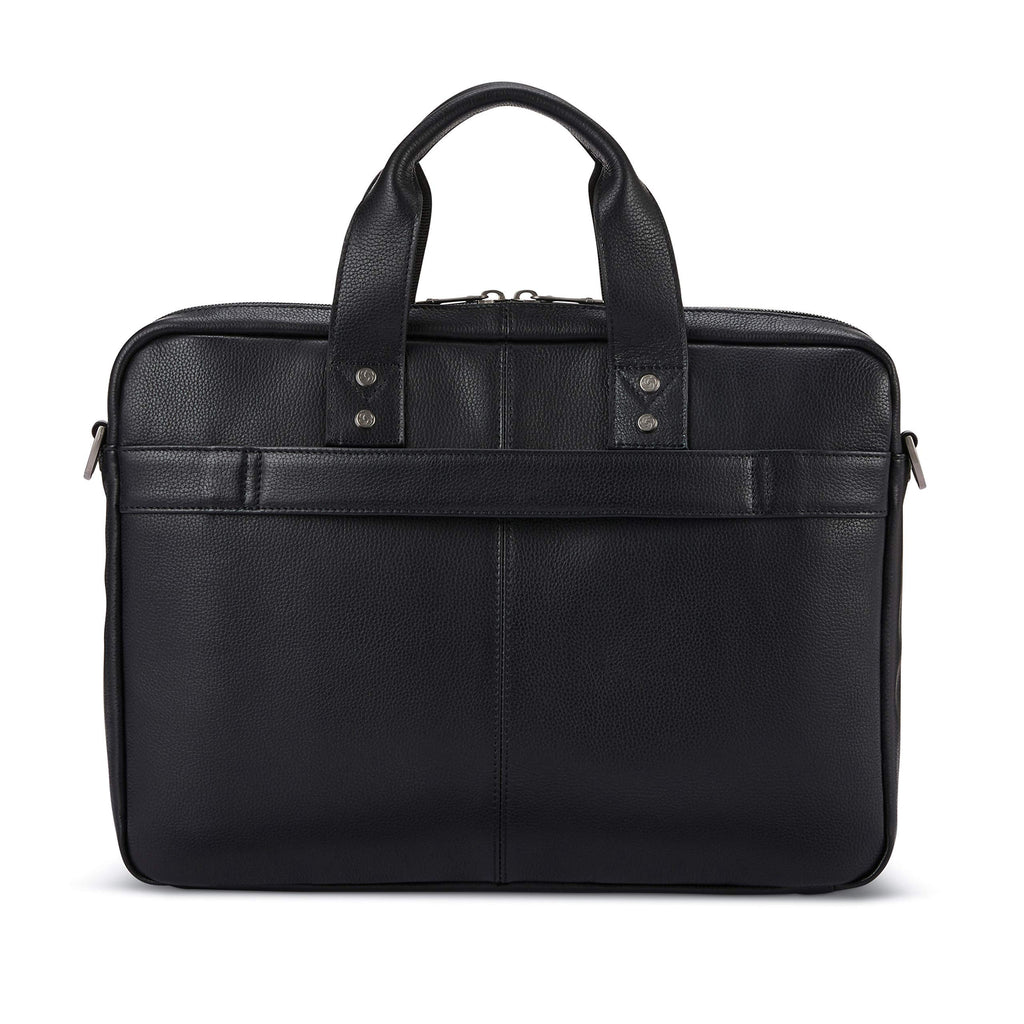 Black Leather Slim Brief D709309