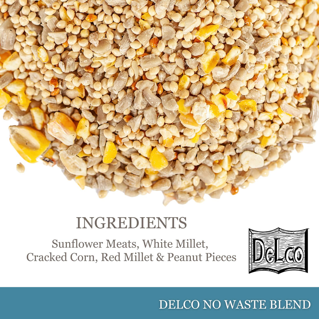 No Waste Wild Bird Seed 20 lb Bag Shell-Free Blend T4837