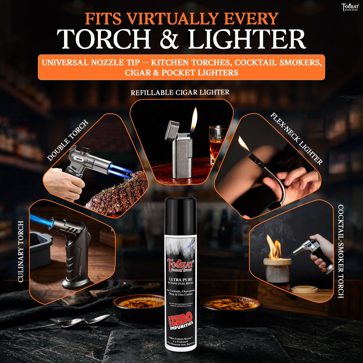 Butane Fuel Refill 60ml Food Grade Gas Canister X872622