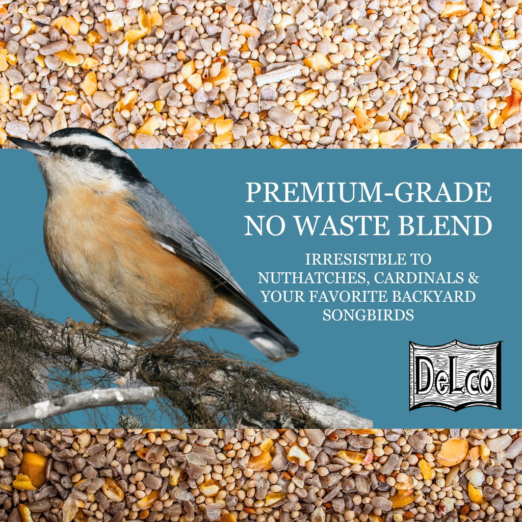 No Waste Wild Bird Seed 20 lb Bag Shell-Free Blend T4837
