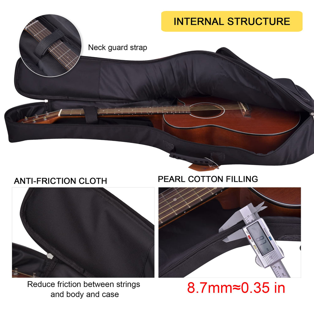36 Inch Acoustic Guitar Case Soft Padded Gig Bag U929856