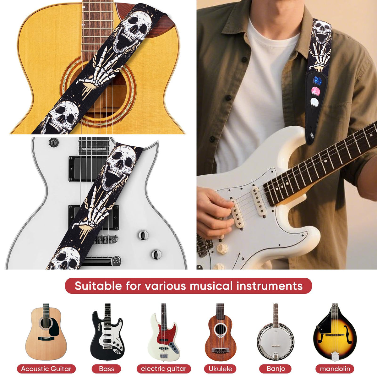 Guitar Strap Set B85341