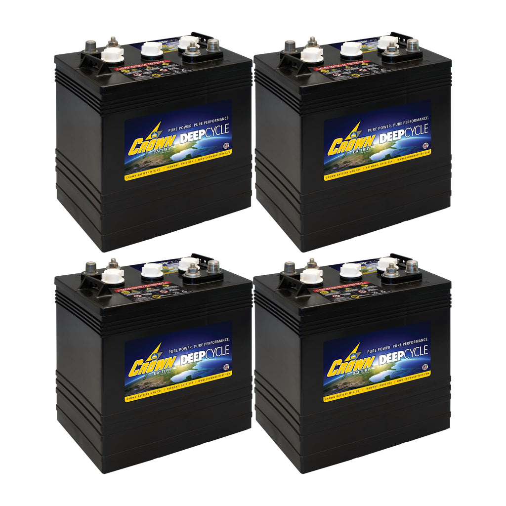 6V 260Ah Flooded Lead Acid Deep Cycle Battery Pack of 4 G431