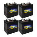 6V 260Ah Flooded Lead Acid Deep Cycle Battery Pack of 4 G431