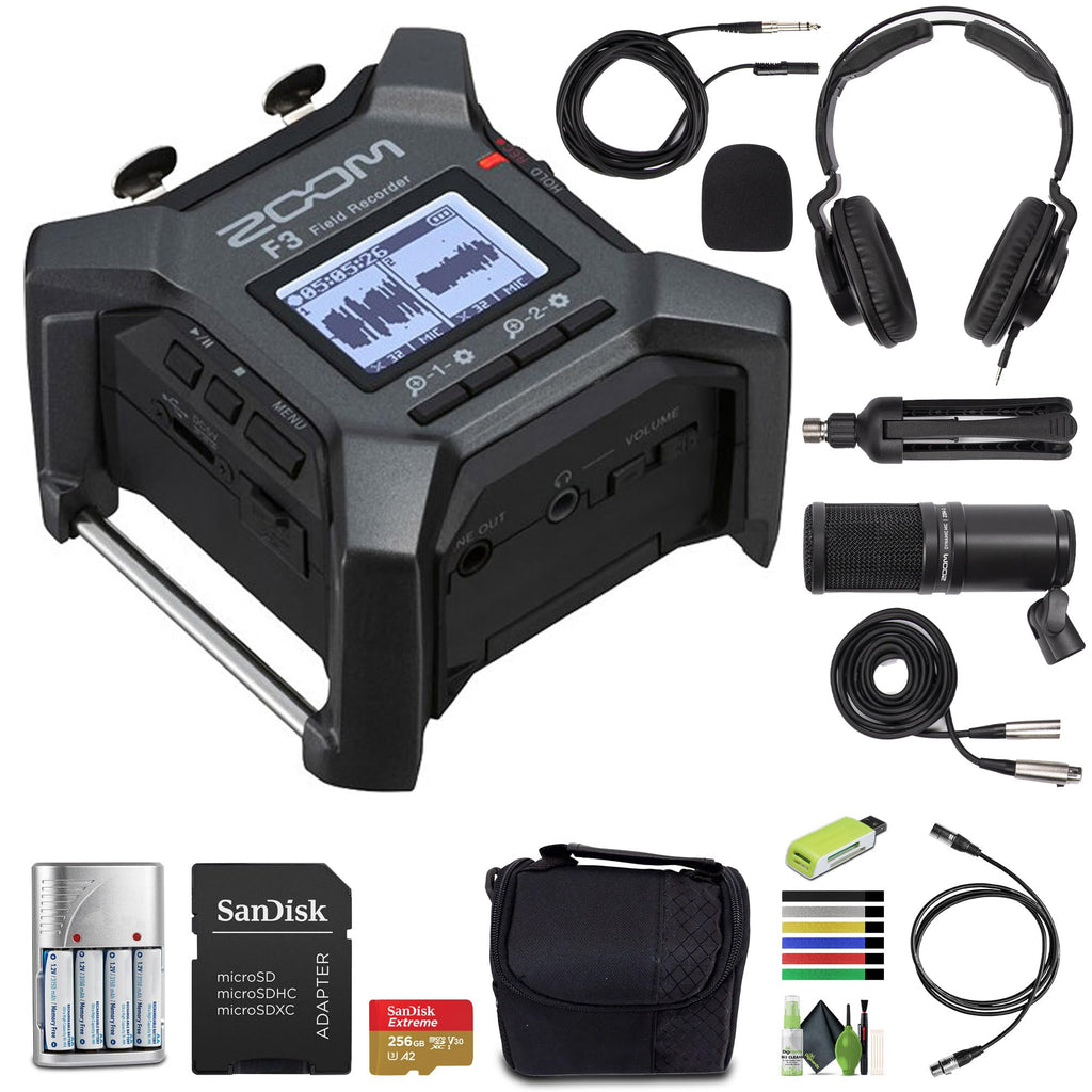 32-Bit Float Field Recorder + Podcast Mic Pack Bundle V6588