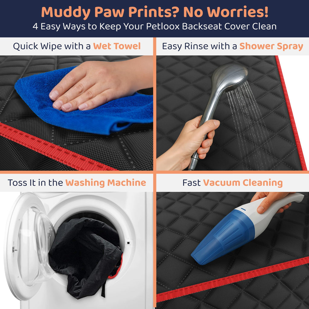 Dog Car Seat Cover for Back Seat Y60822