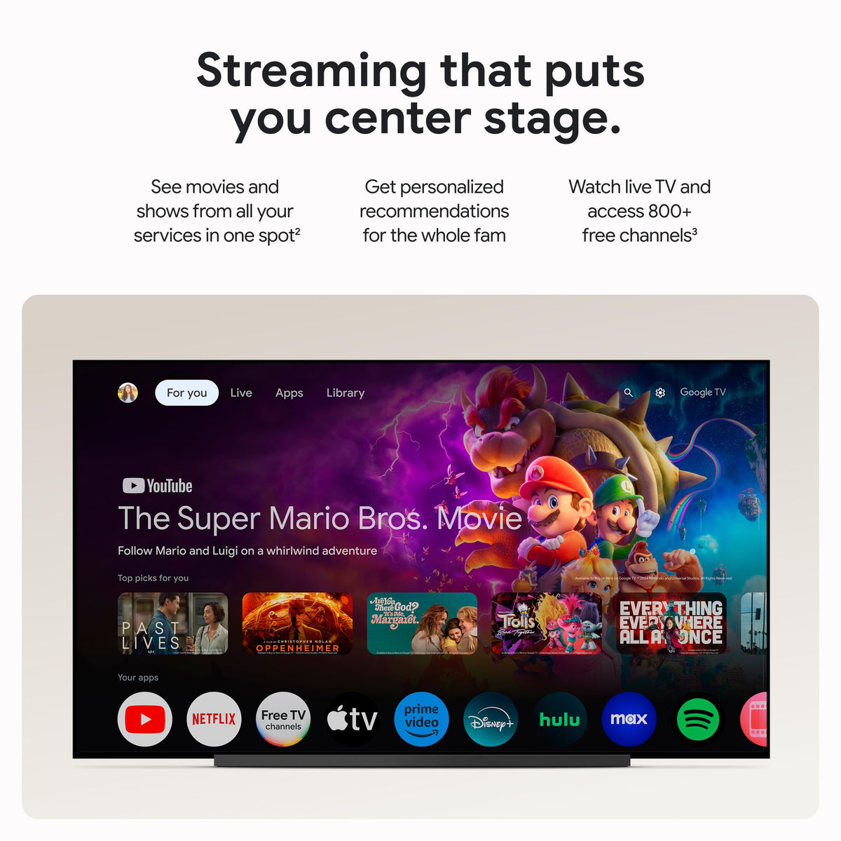 4K Streaming Device with Voice Search Remote 32 GB Storage W7592