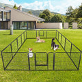 Heavy Duty Metal Fold Dog Playpen with Safety Door, 24 inch W978