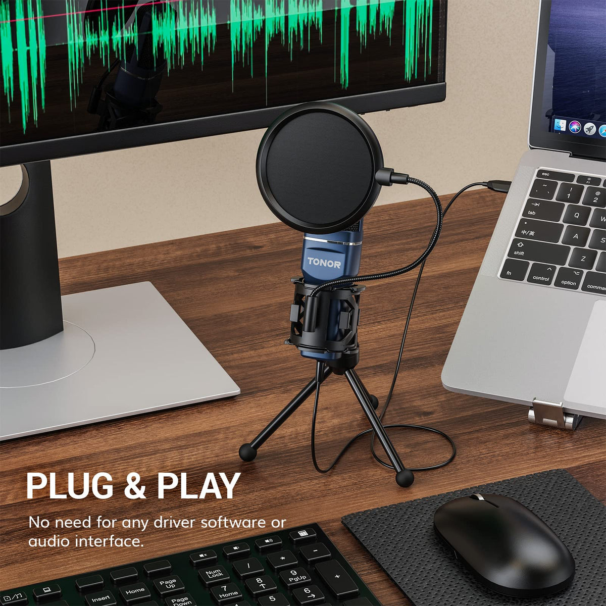 USB Condenser Microphone with Boom Arm Z682465