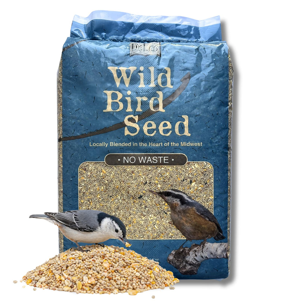 No Waste Wild Bird Seed 20 lb Bag Shell-Free Blend T4837