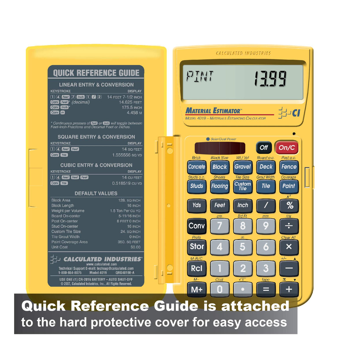 Construction Calculator & Material Estimator Calculator A208